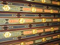 Blois, Chateau, Plafond a caissons (2)